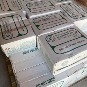 White stoneware and Laguna Clay