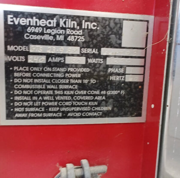 Evenheat GTS 23-9 RM kiln (27 Months) - Image 5